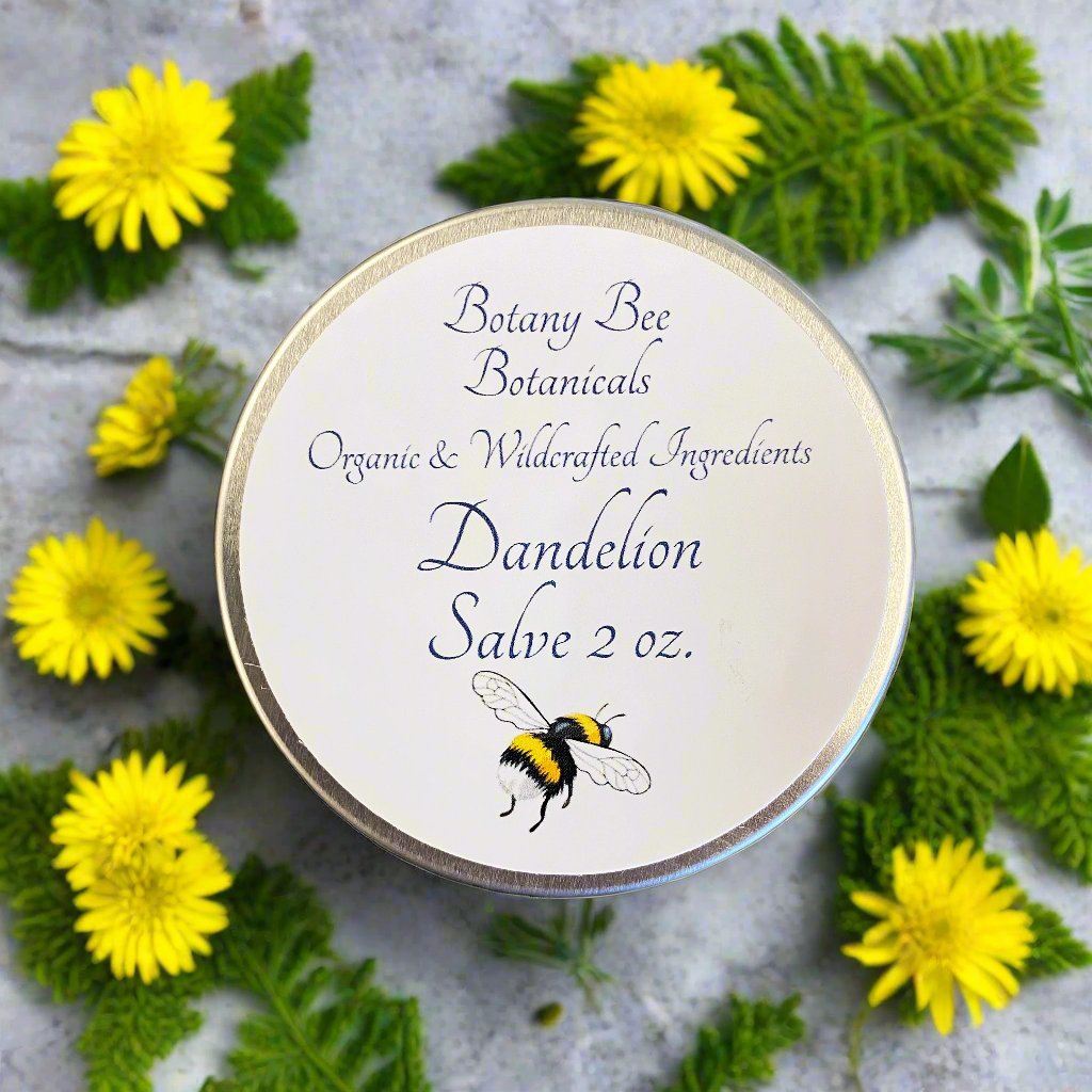 Organic Dandelion Petal Salve with Vitamin E