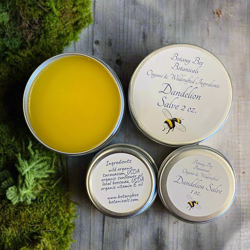 Organic Dandelion Petal Salve with Vitamin E