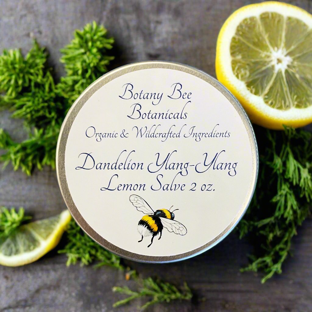 Organic Dandelion, Ylang-Ylang, Lemon Salve with Vitamin E