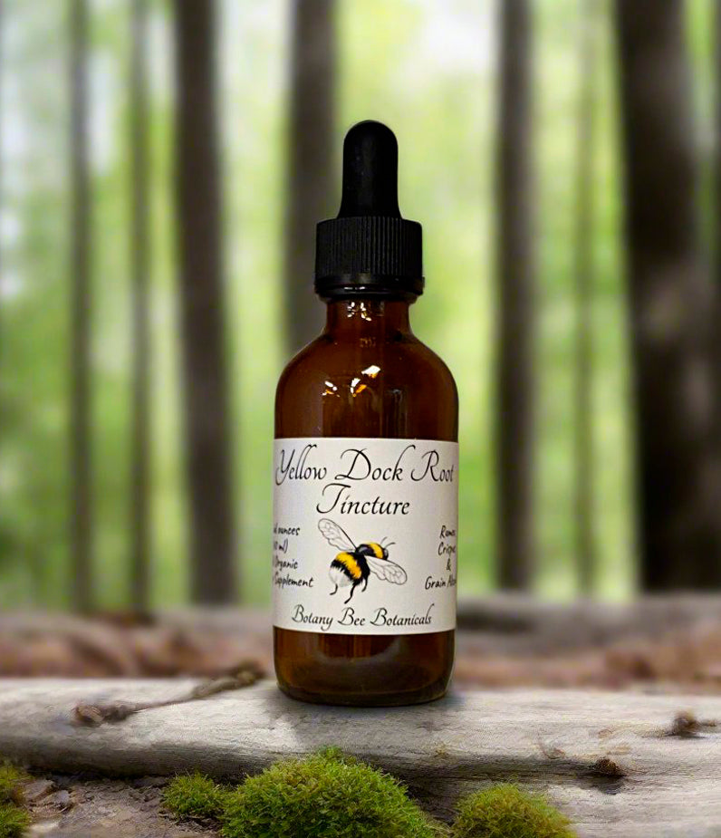 Yellow Dock Root Tincture Bottle